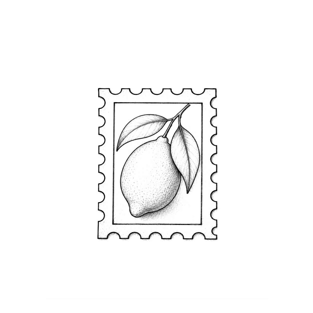 Timbre citron